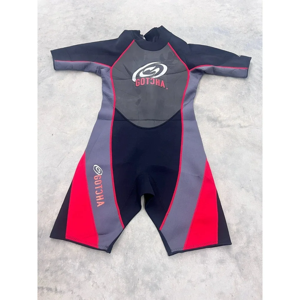 Gotcha Titanium 2.2 Shorty Wetsuit Mens XL Multi Neoprene 4-Way Stretch Swimwear